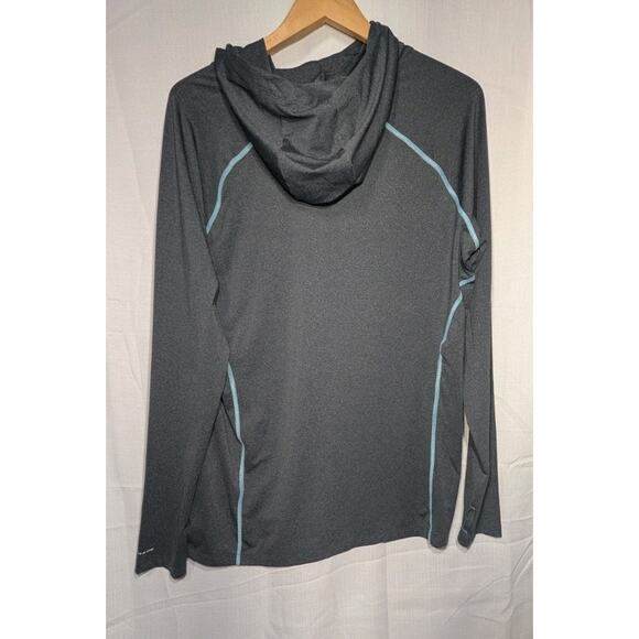 Columbia Womens PFG Tamiami Heather Knit HoodieSz XL Performance Fishing Gear - Picture 7 of 9